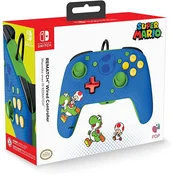 PDP žični kontroler Rematch Toad & Yoshi za Nintendo Switch 1 & 2