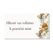 Personal Kartica kot povabilo za mizo - Autumn time Izberite količino: 11 kos - 30 kos