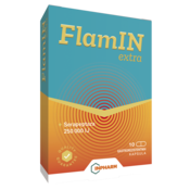 Inpharm Dodatk ishrani namenjen smanjenju otoka Flamin Extra, 250000Iu, 10 kapsula