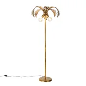 Pametna stoječa svetilka zlata 156 cm vklj. 2 Wifi G95 - Botanica