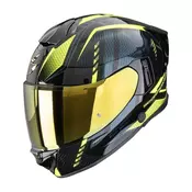 Full face Scorpion EXO-530 AIR THERAS, crna/žuta