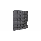 Merco Wall Grow Bag 36 tekstilnih stenskih sadilnikov črne barve, 1 kos