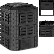 Hillvert Modularni vrtni kompostnik za organske odpadke 93 x 93 x 110 cm 860 l