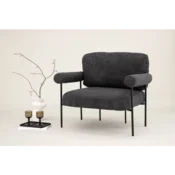 Venture Design Fotelj Tillberga 87x83x95 cm temno siva