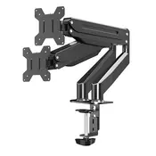 Stolni Nosac Za Dva Monitora | 17-27 inch | 360° | Plinska Opruga | Esperanza