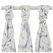 XKKO BMB Digi - Blue Wildflowers MIX 3 kosov, plenice iz bambusa, 70x70