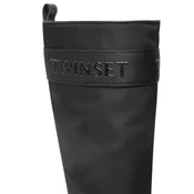 TWINSET Zimski škornji Stivale 242GCJ S Črna
