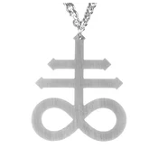 Ogrlica z obeskom LEATHER & STEEL FASHION - Leviathan - LSF4 101