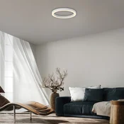 LED-stropna svetilka PURE Lines, premer 50 cm, bela barva svetlobe, daljinski - Dnevna soba/jedilnica - Sodobni - Kovina