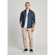 Pepe Jeans Hlače iz tkanine PM211907 Bež Slim Fit