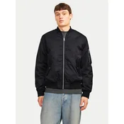 Jack & Jones Bomber jakna Ocean 12256857 Črna Regular Fit
