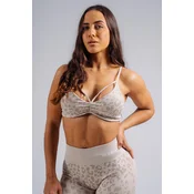 NEBBIA PRIMAL 854 Medium support ženski nedrček, cream leopard (M)