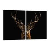 shumee Steklena zaščitna plošča za štedilnik 2x40x52 Deer