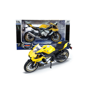 slomart Model motorja PULIO 1:12 Yamaha YZF-R1 rumeni