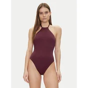 LAUREN RALPH LAUREN Kopalni kostum 20501264 Bordo rdeča