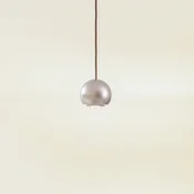Lucande LED viseča svetilka Varineth, barva niklja, aluminij, O 11 cm - Dnevna soba/jedilnica - Dizajn - nikelj saten