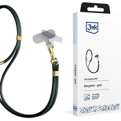 3MK EasyClip Elite Evergreen (gold) phone lanyard