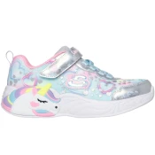 Skechers Patike za devojcice S Lights-Unicorn Dreams-Hear, 303063L-SMLT, Srebrne