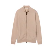 GOBI Cashmere Pletena jopa Womens Essential Cashmere Full-Zip Cardigan bež