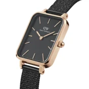 Ura Daniel Wellington Quadro Pressed ženska, roza barva