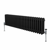 MONSTER Tradicionalni radiator s 3 stebri - 300 x 1192 mm - črn, (21569981)
