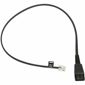 Jabra QD Cord to RJ10, straight, 0,5 meters, Siemens-allocation (8800-00-25)