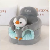 Foteljica za decu Baby Penguin Grey