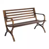 VEVOR Zunanja klop 127x585x79 cm bronasta