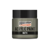 Akrilna barva mat - 50 ml - blatno siva