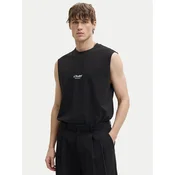 Jack & Jones Majica brez rokavov Soho 12288001 Črna Relaxed Fit