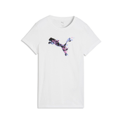 Puma GRAPHICS FLORAL CAT TEE, ženska majica, bijela 691912