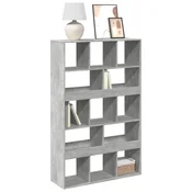 Regal za knjige boja betona 100x33x156,5 cm konstruirano drvo