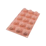 Silikomart silikonski pekač SMALL ROSE 15