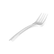 Euronova Plastičen pribor/vilice/reusable/100kos