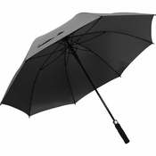 Dežnik golf orion s penastim ročajem premer 133cm črn