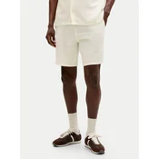 Jack & Jones Kratke hlače iz tkanine Jaiden 12274758 Bela Relaxed Fit