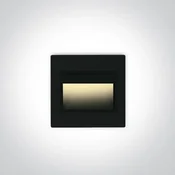 UGRADBENA ZIDNA SVJETILJKA LED 1,5W/3000K IP20 CRNA
