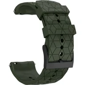 GS Silikonski pašček za Suunto 9, zelen