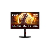 AOC Q27G4ZDR 26.5/OLED/2560x1440/240Hz/0.03ms/HDMIX2,DP,USBx2/G-sync/VESA/crna Monitor ( Q27G4ZDR )