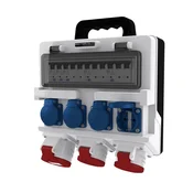 shumee Razdelilna omarica za stavbe TR-S 32A 2x16A 4x230V Schuko Mennekes Doktorvolt DV-2926-D