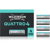 WILKINSON rezervne britvice Quattro Titanium Sensitive, 4 kosi