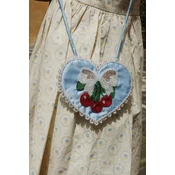 Konges Slojd crossbody torbica otroška BEADED HEART MINI PURSE