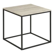 Stranska mizica v kamnitem dekorju 45x45 cm Vita – House Nordic