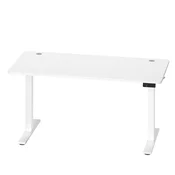 Songmics Višinsko nastavljiva miza 140x60x72-120 cm bela