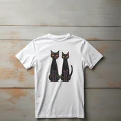 Camiseta Majica sa štampanim printom Cam 308, Decija, Bela