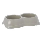 MODERNA Posuda za pse i macke Double Smarty, 2x330m, Siva
