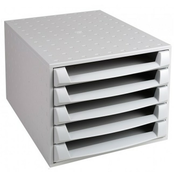 Set ladica Multiform the Box, 5 otvorenih ladica , Siva