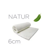 Latex Naddušek Natur 160x200x6 cm, Beli