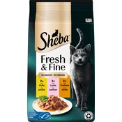 Sheba Fresh & Fine - piščanec in losos (MSC) v omaki, 6 x 50 g - 300 g