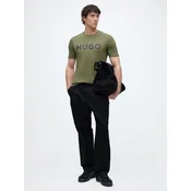 HUGO Majica Dulivio 50467556 Zelena Regular Fit